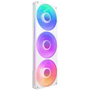 Кулер для корпуса ПК / NZXT F360 RGB Core RF-U36HF-W1 / Кулер для корпуса ПК/ Case Cooler NZXT F360 RGB Core (120x120x25mm, 4-pin PWM, RGB, 75.12CFM, 30dBA, 2400RPM, White, Single-Frame RGB Fan Unit)