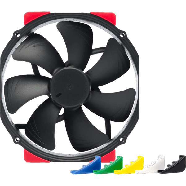 Кулер для корпуса / Noctua NF-A15 HS-PWM chromax.black.swap / Кулер для корпуса/ Case Cooler Noctua NF-A15 HS-PWM chromax.black.swap (140x150x25mm, 4-pin PWM, 82.5CFM, 24.6dBA, 1500RPM, Black)