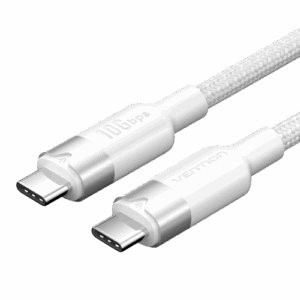 Кабель Vention USB 3.2 Gen2 CM/CM - 1м. Белый 5А PD100W, шт. / Vention TRGWF / Кабель Vention USB 3.2 Gen2 CM/CM - 1м. Белый 5А PD100W, шт.