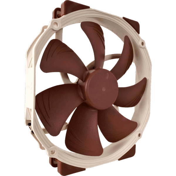 Кулер для корпуса / Noctua NF-A15 PWM / Кулер для корпуса/ Case Cooler Noctua NF-A15 PWM (140x150x25mm, 4-pin PWM, 67.98CFM, 19.2dBA, 1200RPM, Beige/Brown)