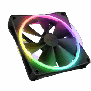 Кулер для корпуса ПК / NZXT F140 RGB Duo RF-D14SF-B1 / Кулер для корпуса ПК/ Case Cooler NZXT F140 RGB Duo (140x140x25mm, 4-pin PWM, RGB, 84.75CFM, 36dBA, 1800RPM, Black)