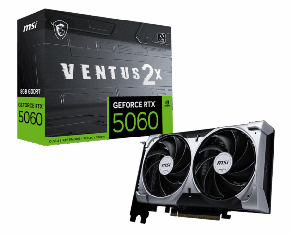 Видеокарта / MSI GeForce RTX 5060 8G VENTUS 2X / Видеокарта/ GeForce RTX 5060 8G VENTUS 2X