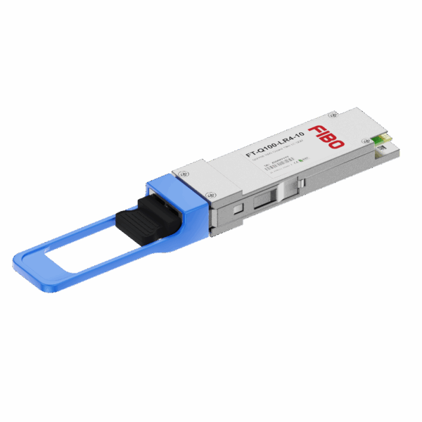 Трансивер / Fibo FT-Q100-LR4-10 / Трансивер/ FIBO FT-Q100-LR4-10, модуль QSFP28 100GBASE-LR4, разъем LC, дальность до 10 км