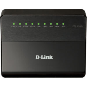 маршрутизатор / D-Link DSL-2640U/RBRT/U1A / маршрутизатор/ DSL-2640U/RB,DSL-2640U/RB/U1A ADSL2+ N150 Wi-Fi Router, 4x100Base-TX LAN, 1x2dBi external antenna, Annex B, DSL port, Ethernet WAN support