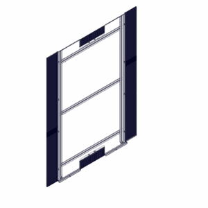 Стоечный аксессуар серии Uniprom / SYSTEME ELECTRIC UR318XBP / донная панель для шкафов с кабельными вводами, 800x1070мм