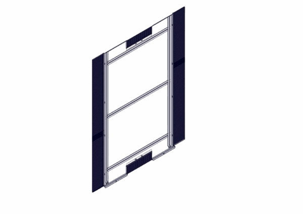 Стоечный аксессуар серии Uniprom / SYSTEME ELECTRIC UR318XBP / донная панель для шкафов с кабельными вводами, 800x1070мм