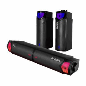 Саундбар мини SVEN SB-G1450, черный (10 Вт, питание USB, Bluetooth, подсветка) / Sven SB-G1450 (SV-022488) / Саундбар мини SVEN SB-G1450, черный (10 Вт, питание USB, Bluetooth, подсветка)