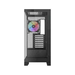 Корпус ПК без блока питания / SAMA V50 Black V50-BKADA4X1-GL / Корпус ПК без блока питания/ Case SAMA V50 Black, Midi-Tower, TG, 4x120mm ARGB, 2xUSB 3.0 + 1xUSB 3.1 Type-C, ATX, mATX, mITX Black