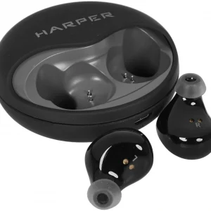 Гарнитура вкладыши Harper HB-522 TWS черный беспроводные bluetooth в ушной раковине