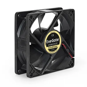 Вентилятор для корпуса Exegate EX283375RUS 80х80x25 черный 2-pin 29дБ OEM