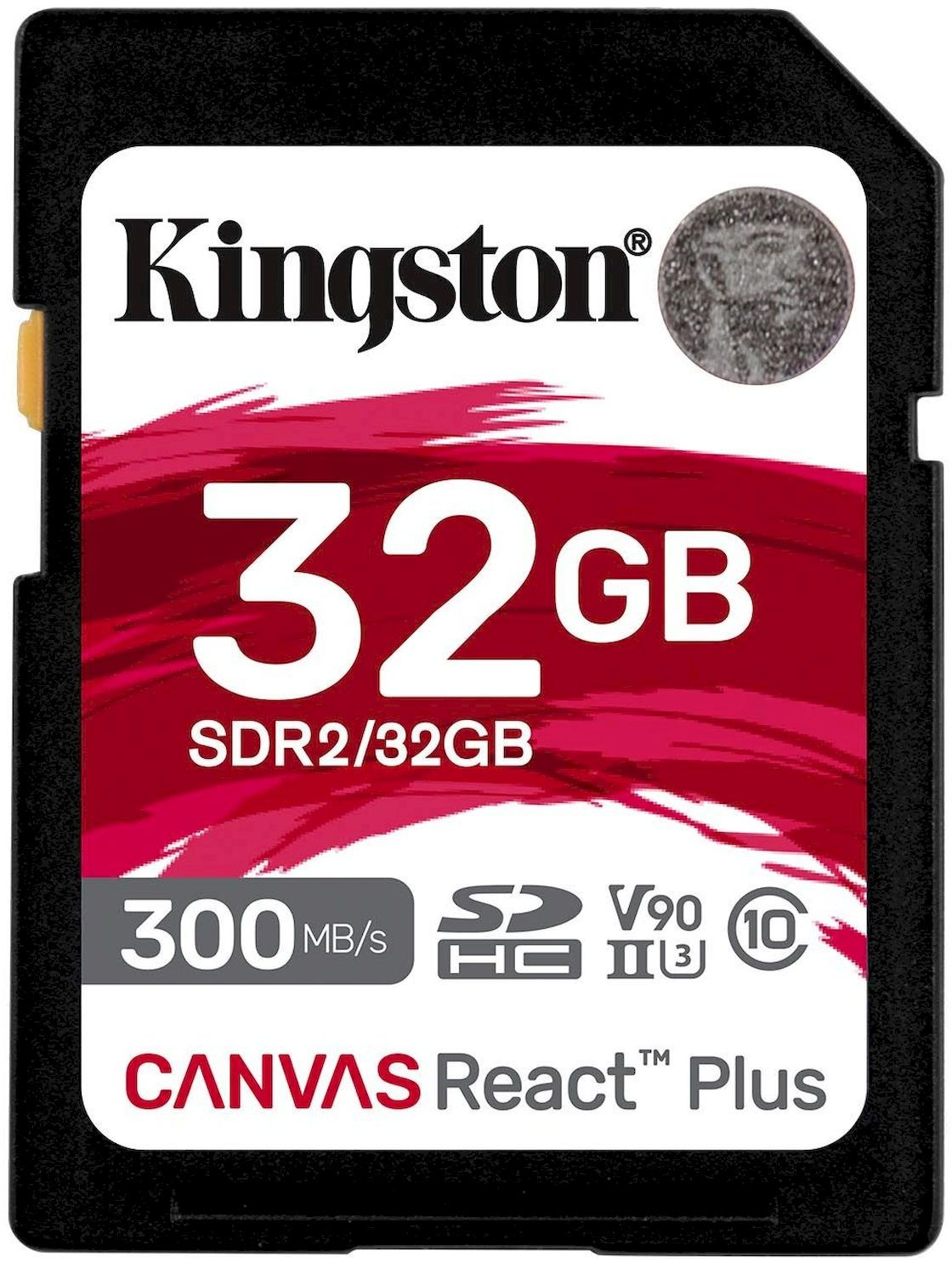Флеш карта SDHC 32GB Kingston SDR2/32GB Canvas React Plus + adapter