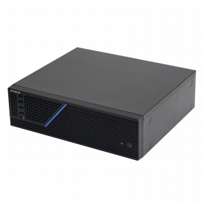 Корпус EVELK с блоком питания 300Вт / Foxline FL-1046-TFX300S-EVLK / Корпус EVELK с блоком питания 300Вт/ Case Foxline EV-1046-TFX300S mATX SFF, w/PSU TFX 300W, w/2xUSB2.0+2xUSB3.0, w/1xcombo audio, black, w/pwr cord, w/ 8cm FAN, logo EVELK