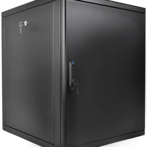 Шкаф коммутационный ЦМО (ШРН-М-15.650.1-9005) настенный 15U 600x650мм пер.дв.металл направл.под закл.гайки 120кг черный 581мм 27.36кг 180град. 745мм IP20 сталь