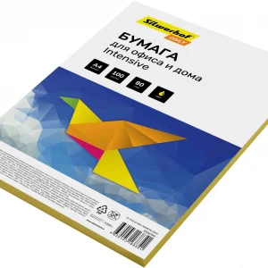 Бумага Silwerhof DAILY A4/80г/м2/100л./желтый интенсив общего назначения(офисная)