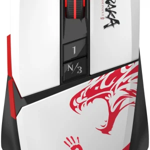 Мышь A4Tech Bloody R36 Ultra черный/белый/красный оптическая 12000dpi беспров. USB 7but (R36 ULTRA NARAKA USB)