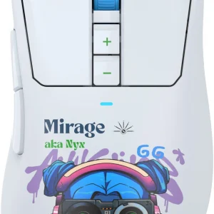 Мышь A4Tech Bloody R73 Ultra Duo белый/рисунок оптическая 20000dpi беспров. USB/USB-C 7but (R73 ULTRA DUO NYX MIRAGE)