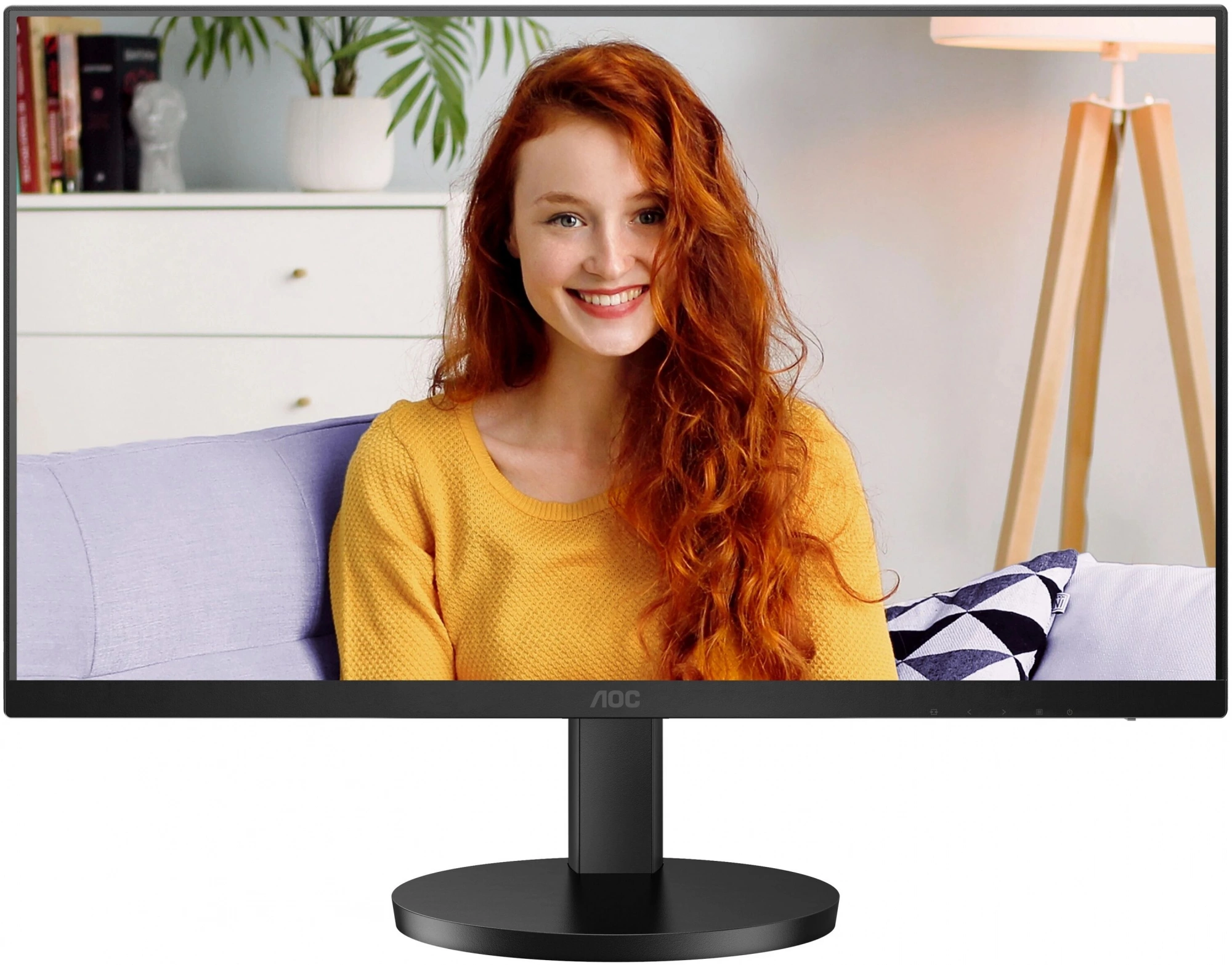 Монитор AOC 27" Basic-Line U27B3AF черный IPS LED 16:9 HDMI M/M матовая HAS 350cd 178гр/178гр 3840x2160 60Hz DP Quad 4K (2160p) 5.2кг