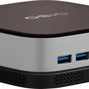 ПК Мини Osio BaseLine B51i-007 i3 1215U (1.2) 8Gb SSD256Gb UHDG без ОС GbitEth WiFi BT 59.85W коричневый/серебристый