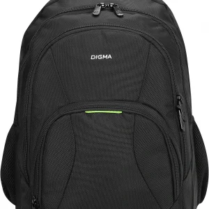 Рюкзак для ноутбука 15.6" Digma Stash S1 черный полиэстер (DGBP15S1BK)