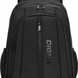 Рюкзак для ноутбука 15.6" Digma Stash S2 черный полиэстер (DGBP15S2BK)