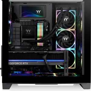 Корпус Thermaltake View 390 Air черный без БП E-ATX 2x120mm 2xUSB3.0 1xUSB3.1 audio bott PSU