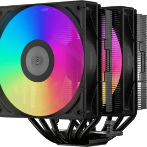 Устройство охлаждения(кулер) PcCooler RT620 ARGB Soc-AM5/AM4/1151/1200/2066/1700 черный 4-pin 28-32dB Al+Cu 265W Ret (RT620-BKAWXX-GL)