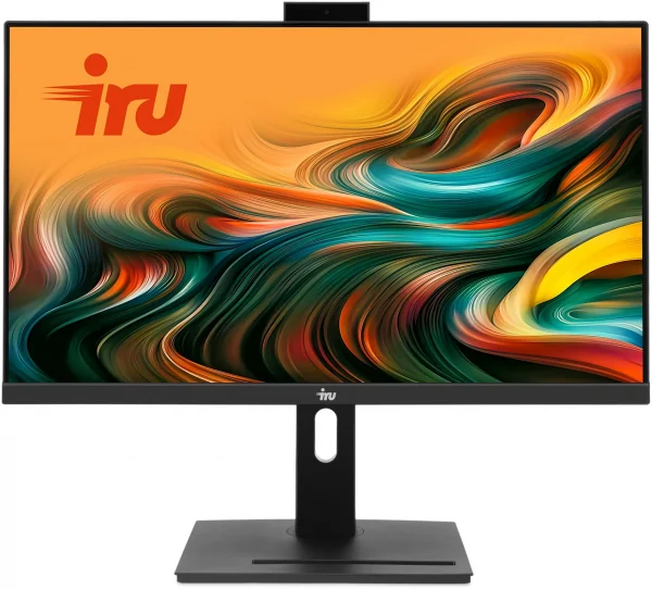 Моноблок IRU 23AM 23.8" Full HD Ryzen 5 7430U (2.3) 16Gb SSD512Gb RGr CR Windows 11 Pro GbitEth WiFi BT 90W Cam черный 1920x1080
