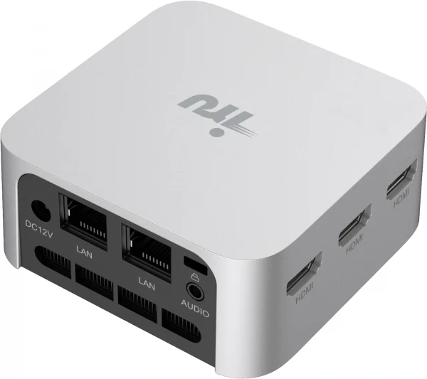Неттоп IRU Planio 115 N100 (0.8) 16Gb SSD512Gb UHDG без ОС GbitEth WiFi BT серебристый (2099138)