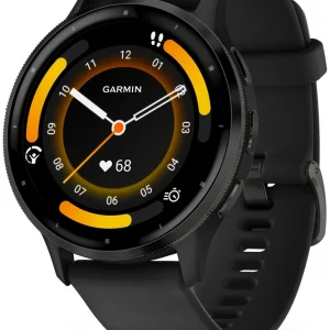 Смарт-часы Garmin Venu 3 1.4" AMOLED корп.черный рем.черный (010-02784-01)