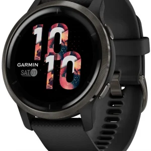Смарт-часы Garmin Venu 2 AMOLED корп.черный рем.черный (010-02430-11)