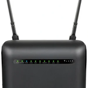 Роутер беспроводной D-Link DWR-953V2 (DWR-953V2/E3GR4HD) AC1200 100/1000/10000BASE-T/3G/4G черный