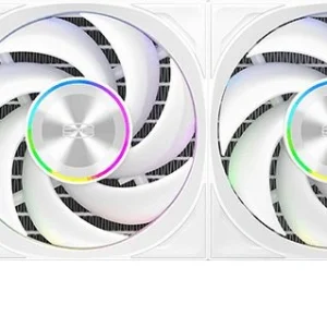 Система водяного охлаждения PcCooler DT360 Dsiplay ARGB Soc-AM5/AM4/1200/1700/1851 белый 4-pin 15-33.1dB Al LCD 320W Ret (DT360-WHAWXY-GL)