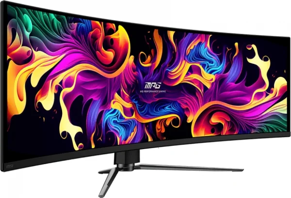 Монитор MSI 49" MPG 491CQPX QD-OLED черный QD OLED LED 0.03ms 32:9 HDMI матовая HAS Piv 1000:1 250cd 178гр/178гр 5120x1440 240Hz DP DQ USB 10.3кг
