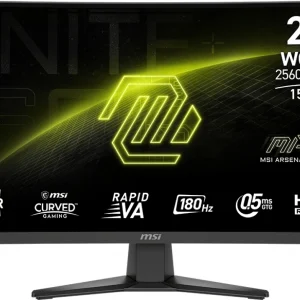Монитор MSI 27" Mag MAG 275CQF E18 черный VA LED 16:9 HDMI полуматовая 1000:1 250cd 178гр/178гр 2560x1440 180Hz DP Quad 2K (1440p) 6.05кг