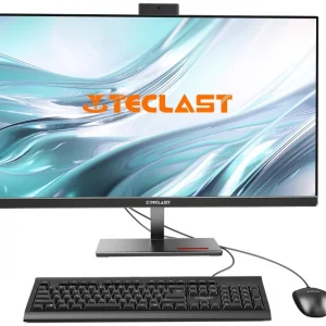 Моноблок Teclast F27 Air 27" QHD i5 14400 (2.5) 16Gb SSD512Gb UHDG 730 Windows 11 Pro GbitEth WiFi BT 120W клавиатура мышь Cam черный 2560x1440