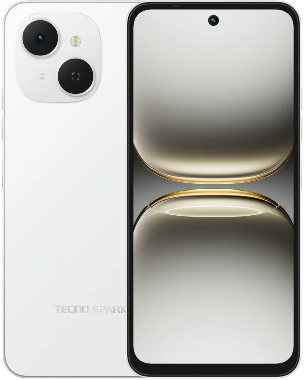 Смартфон Tecno Spark Go 2 64Gb 3Gb белый моноблок 3G 4G 6.67" 720x1600 Android 14 Go 13Mpix 802.11 a/b/g/n/ac NFC GPS GSM900/1800 Protect