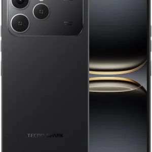 Смартфон Tecno Spark 40 256Gb 8Gb черный моноблок 3G 4G 2Sim 6.67" 720x1600 Android 15 50Mpix 802.11 a/b/g/n/ac/ax NFC GPS GSM900/1800 GSM1900 Protect FM microSD max1024Gb