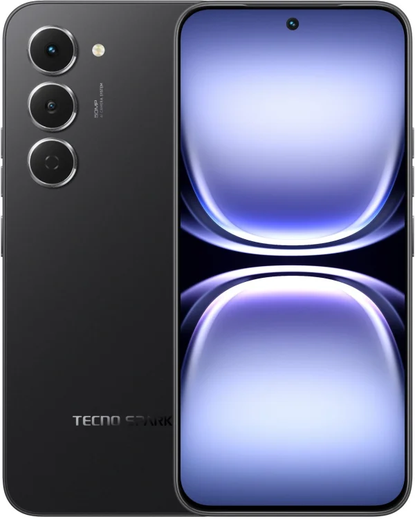 Смартфон Tecno Spark 40 Pro 128Gb 8Gb черный моноблок 3G 4G 6.78" 1080x2436 Android 14 108Mpix 802.11 a/b/g/n/ac NFC GPS GSM900/1800 Protect