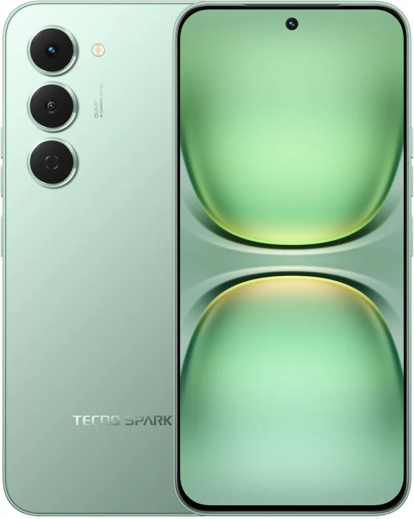 Смартфон Tecno Spark 40 Pro 256Gb 8Gb зеленый моноблок 3G 4G 6.78" 1080x2436 Android 14 108Mpix 802.11 a/b/g/n/ac NFC GPS GSM900/1800 Protect