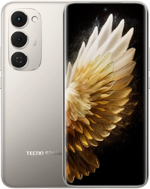 Смартфон Tecno Spark 40 Pro+ 256Gb 8Gb титан моноблок 3G 4G 6.78" 1080x2436 Android 14 108Mpix 802.11 a/b/g/n/ac NFC GPS GSM900/1800 Protect