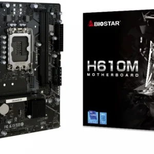 Материнская плата Biostar H610MHD D5 Soc-1700 Intel H610 mATX AC`97 8ch(7.1) GbLAN RAID+DVI+HDMI