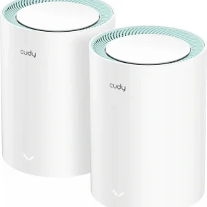 Бесшовный Mesh роутер Cudy M1500 (M1500(2-PACK)) AX1500 10/100/1000BASE-TX (упак.:2шт)