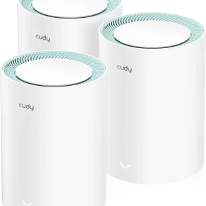 Бесшовный Mesh роутер Cudy M1500 AX1500 10/100/1000BASE-TX (упак.:3шт)