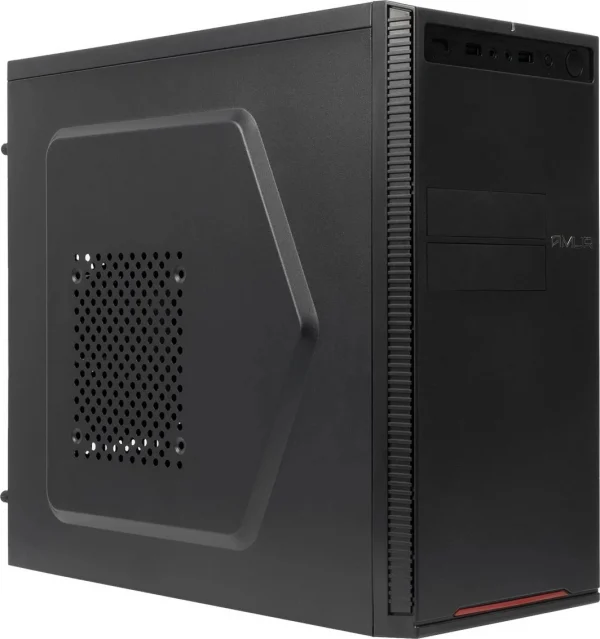 ПК Amur Нарвал A5А12 MT Ryzen 5 PRO 4650G (3.7) 8Gb SSD256Gb Vega 7 FreeDOS GbitEth 400W мышь клавиатура черный (2116842)