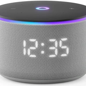 Умная колонка Yandex Станция Мини 3 Про Алиса серый 18W 2.0 BT/Wi-Fi (YNDX-00059GRY)