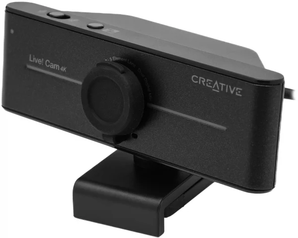 Камера Web Creative Live! Cam SYNC 4K черный 8Mpix (3840x2160) USB2.0 с микрофоном (73VF099000000)