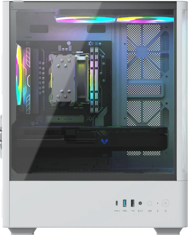 ПК Teclast G03 Ryzen 5 7500F (3.7) 32Gb SSD1Tb RTX5060TI 8Gb Windows 11 Pro GbitEth WiFi BT 500W белый (G03 7500F32G1T5060T8WKRU)