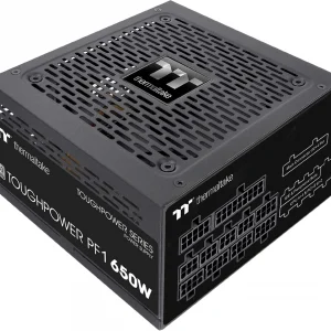 Блок питания Thermaltake ATX 650W Toughpower PF1 80+ platinum (20+4pin) APFC 140mm fan color LED 9xSATA Cab Manag RTL