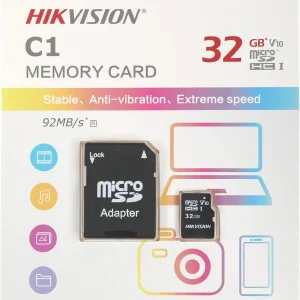 Флеш карта microSDHC 32GB Hikvision HIKSEMI HS-TF-C1 32G V30 + adapter