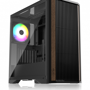 Корпус без блока питания / RAIJINTEK 0R20B00259 / Корпус без блока питания/ Case Raijintek AGOS MAX, Midi-Tower, TG, 1x140mm ARGB, 2xUSB 3.0 + 1xUSB 2.0, E-ATX, ATX, mATX, mITX Black